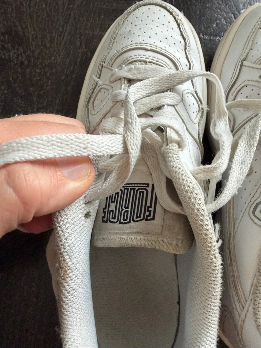 Nike Air Force Kids White Sneakers